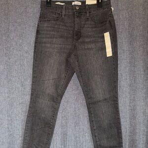 Universal Thread Dark Gray High Waisted Skinny Jeans